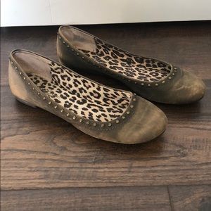Lucky Brand studded flats